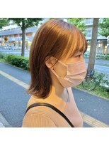 アンフィ 金沢文庫(Anphi) 耳かけとの相性◎切りっぱなし外ハネ style by平瀬