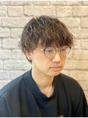 大人気波巻きパーマ×マッシュ【新宿/理容室/バーバー】