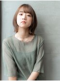 小顔ヘア/ボブ/大人可愛い/アッシュベージュ/20代30代40代