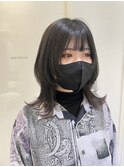 最近流行りのウルフカット