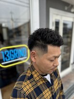 サーティーングラインド(13GRIND) パーマ×フェード