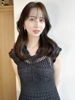 ラボヌールヘアーレーヴ 池袋店(La Bonheur hair reve)&nbsp;くびレイヤーグレージュ前髪薄めバング小顔カット大人ガーリー