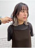 Emma  ecole インナーカラーベージュ/顔まわりレイヤー byクボ