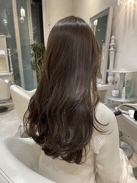 ザックラフィネ(ZACC raffine) 韓国風/髪質改善/トリートメント/オリーブベージュ/ロングヘア