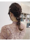 結婚式ゲストヘアアレンジ