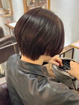 アビント バイ レシッド 武蔵小杉(abinto by rcid) ナチュラルショートボブ/ナチュラルブラウン