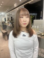 ロンドシエル 横浜(Lond ciel)&nbsp;レイヤーカット/ハイトーン/ベージュ