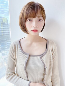 ケーツー エソラ池袋店(K-two) 大人の耳かけミニボブ*切りっぱなしボブ*ショートボブカット