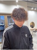 波巻きツイストスパイラルパーマ