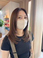 ラミン(LAMIN)&nbsp;レイヤーカットベージュカラー