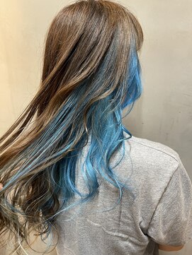 バジオットエイチ(BUZZIoT h) 【インナーカラー】ターコイズブルー