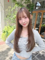 クム(kumu) 【kumu】 ロングレイヤー/顔周りカット/栄/名古屋