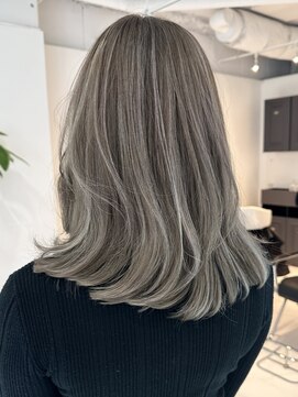 スティロ(stylo) ハイライトカラーグレージュベージュケアブリーチダブルカラー