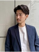 センターパート/ビジネスマン/ツーブロック/ラフパーマ