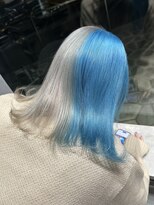 アニュー(A'nyu)&nbsp;ホワイトシルバースカイブルーハーフカラールーツカラー