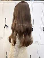 アリュウル 表参道 青山(Allure)&nbsp;艶くすみカラー＊ミルクティーベージュ/くすみベージュ