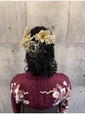 ハーフアップ/卒業式