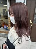 ◎ブリーチなし◎ボルドーカラー♪