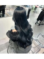 ユーフォリア 渋谷グランデ(Euphoria SHIBUYA GRANDE)&nbsp;ブルーブラック　ブルージュ　暗髪　艶髪　黒髪　YUKI