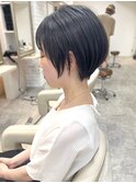 【VIVO】束感丸みショートボブ 黒髪ショート 大人ショート深江橋