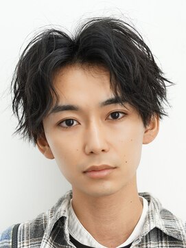 ゼンコー アオヤマ(ZENKO Aoyama) メンズカット波巻きパーマツイスパシャドウフェザー