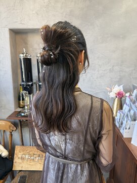 ロンドカスティーヨ 四日市(Lond castillo) 【futaba】カチモリハーフアップアレンジ