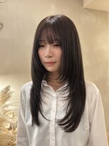 ラヴィズム 名駅店(LUVISM)&nbsp;ミディアム/レイヤー/ボブ/パーマ/艶カラー/顔周りレイヤー