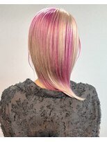 ヌル 原宿店(Null)&nbsp;セクションカラー/ケアブリーチカラー/スラッシュカラー/ウルフ