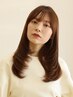 【プチイメチェン】前髪～顔まわりカット＋艶カラー￥9300