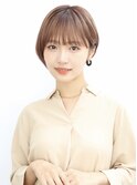 20代/30代/オフィス/ショートボブ/小顔ヘア/マッシュ/ボブ