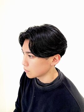 バーチ バイ クロップエス(BIRCH by crop es) ニュアンスパーマ×ブルーブラック