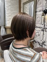 ザザ シンジュク(ZA/ZA shinjuku)&nbsp;ショートカット/くびれショート/透明感カラー/ベージュカラー