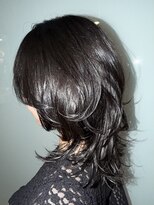 ノラ ヘアーサロン(NORA HAIR SALON)&nbsp;ウルフカットシャギーレイヤーミディアムレイヤーハッシュカット