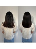 30代　うる艶ストレート　ロング　聖蹟桜ヶ丘/髪質改善