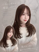 ラビスモア(Lovis moa) 上尾/ダブルカラー/韓国レイヤー