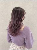 ミルクティーブロンドダークブルーデジタルパーマさいたま新都心