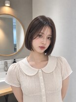 フォト 新宿三丁目(foto)&nbsp;髪質改善縮毛矯正地毛風ストレート切りっぱなしボブ