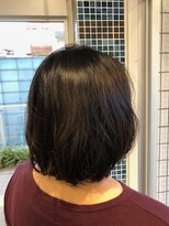 スタジオ アルファプラス 日暮里店(studio α+)&nbsp;ブルーアッシュブラウン×レイヤーボブ♪