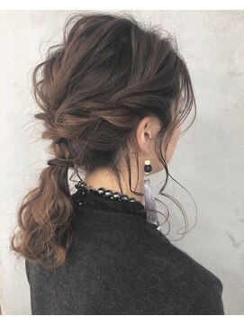 ヌル ヘア デザイン(nullus hair desigh) パーティーヘアセット /アッシュブラック