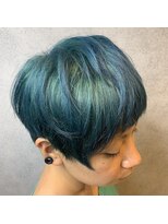 ヘアサロンエム 川越(HAIR SALON M)&nbsp;外ハネボブ/アッシュブラウン/ネオウルフ/デザインカラー