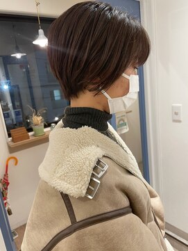 メルト 吉祥寺(melt) 【高塚栞里】小顔大人可愛いショート丸み透明感カラー20代30代