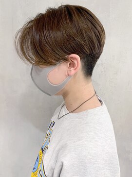 アイティーバイアルバム 八王子店(IT by ALBUM) マッシュグレージュカラーノンジアミンカラー短髪_ba320823