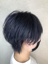 ヘアリゾートエーアイ 新宿西口店(hair resort Ai) アッシュブルー【新宿　カラー】