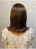 ぱつっとココアベージュ♪*。