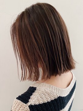 バブ バイネオリーブ(Bab by neolive) 切りっぱなしボブ × ハイライトカラー