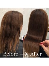 【ストレートパーマ・縮毛矯正】自然な仕上がりが大好評！！