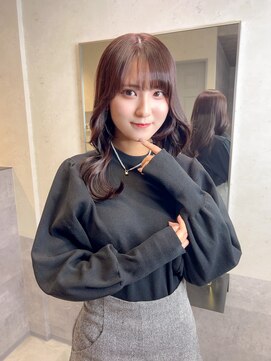 ジェームス(Jyym's) カシスグレージュ/ベビーバング/顔まわりカット【王子】