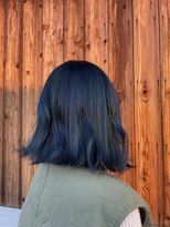 ピールアーク(peal ark)&nbsp;ブリーチ有！ネイビーブルー