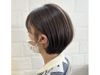 イーチエフ(each f.)の写真/ショートヘアにチャレンジしませんか？憧れのショートはeachのスタイリストにお任せ！セットが楽になる★