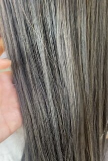 ノンジアミンカラー、ザクロペインターで白髪染め白髪ぼかし